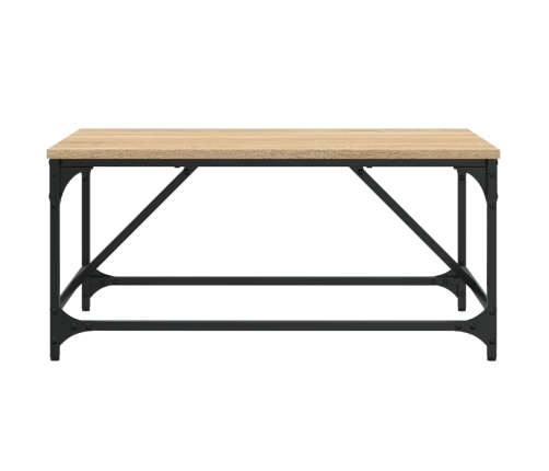 Mesa de centro madera de ingeniería roble Sonoma 75x50x35 cm