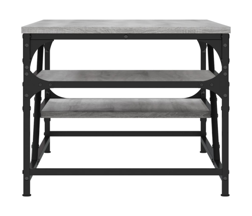 Mesa de centro madera de ingeniería gris Sonoma 100x49x40 cm