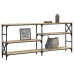 Mesa consola madera de ingeniería roble Sonoma 180x29x76,5 cm