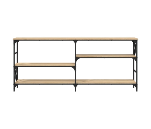 Mesa consola madera de ingeniería roble Sonoma 180x29x76,5 cm