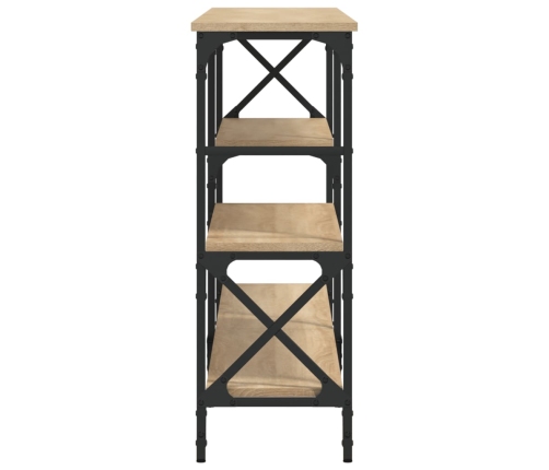 Mesa consola madera de ingeniería roble Sonoma 180x29x76,5 cm