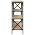 Mesa consola madera de ingeniería roble Sonoma 180x29x76,5 cm