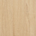 Mesa consola madera de ingeniería roble Sonoma 180x29x76,5 cm