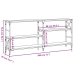 Mesa consola madera de ingeniería gris Sonoma 180x29x76,5 cm