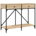 Mesa consola madera de ingeniería roble Sonoma 100x39x78,5 cm