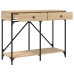 Mesa consola madera de ingeniería roble Sonoma 100x39x78,5 cm