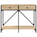 Mesa consola madera de ingeniería roble Sonoma 100x39x78,5 cm