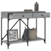 Mesa consola madera de ingeniería gris Sonoma 100x39x78,5 cm