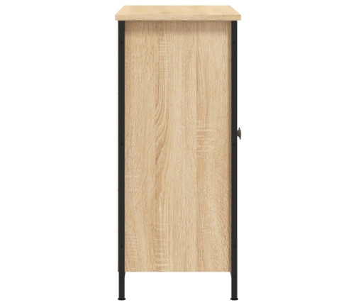 Aparador de madera de ingeniería roble Sonoma 100x33x75 cm