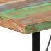 Mesa alta de hierro y madera maciza reciclada 110x55x107 cm