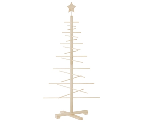 Árbol de Navidad de madera de adorno madera maciza pino 125 cm