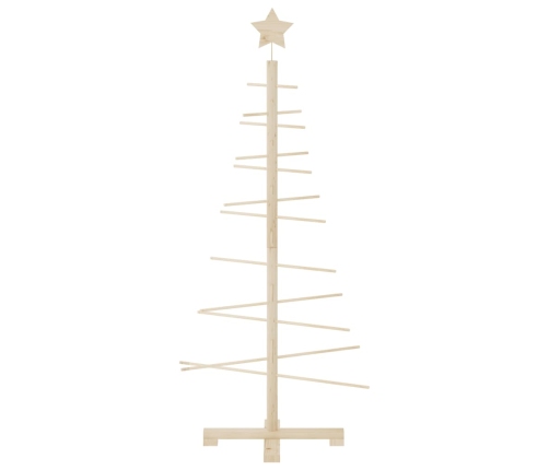 Árbol de Navidad de madera de adorno madera maciza pino 125 cm