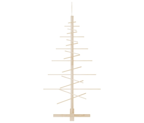 Árbol de Navidad de madera de adorno madera maciza pino 125 cm