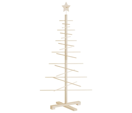 Árbol de Navidad de madera de adorno madera maciza pino 125 cm