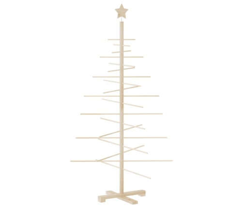 Árbol de Navidad de madera de adorno madera maciza pino 150 cm