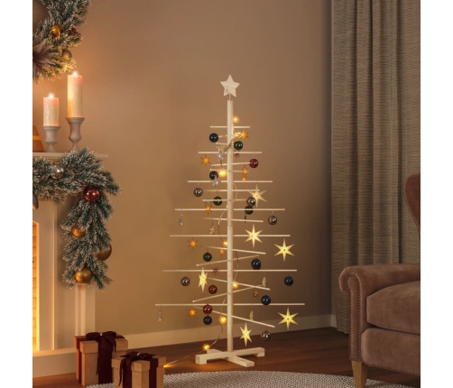 Árbol de Navidad de madera de adorno madera maciza pino 150 cm