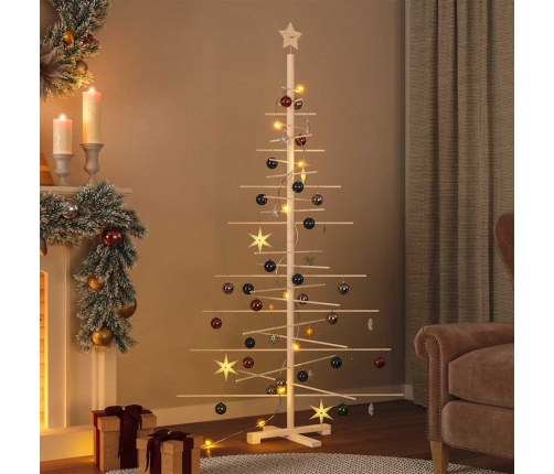 Árbol de Navidad de madera de adorno madera maciza pino 180 cm