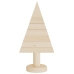 Árboles de Navidad de madera 2 uds madera maciza pino 30 cm