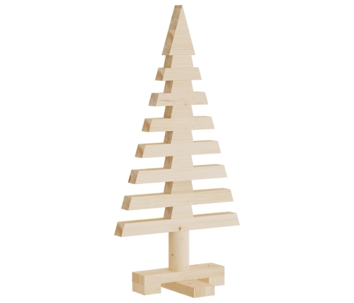 Árbol de Navidad de madera de adorno madera maciza pino 60 cm