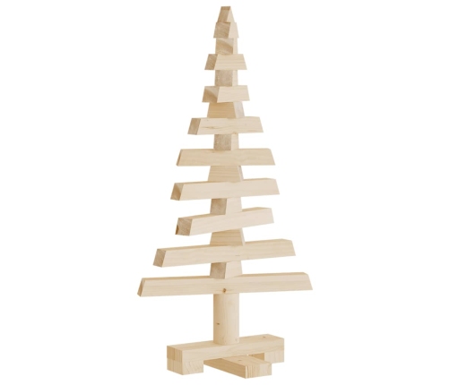 Árbol de Navidad de madera de adorno madera maciza pino 60 cm