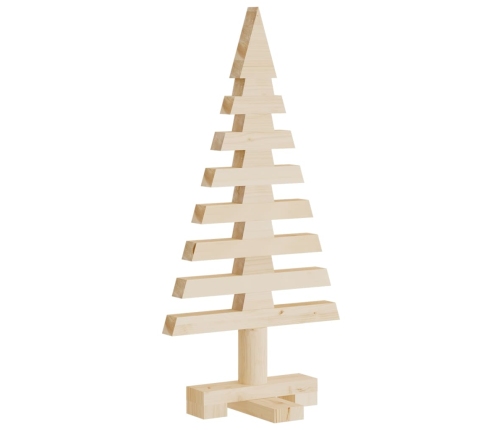 Árbol de Navidad de madera de adorno madera maciza pino 60 cm