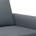 Sillón de terciopelo gris oscuro 60 cm