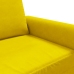 Sillón de terciopelo amarillo 60 cm