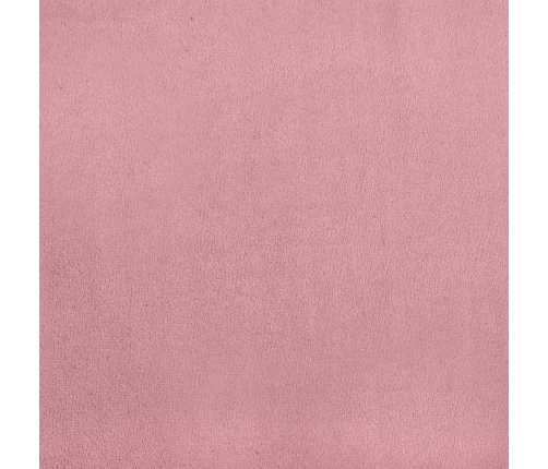 Sofá de 2 plazas terciopelo rosa 140 cm