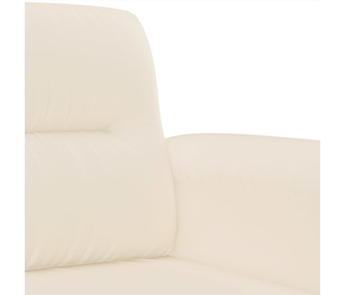 Sillón de tela de microfibra beige 60 cm