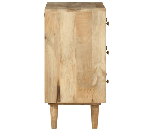 Cajonera de madera maciza de mango 70x35x70 cm