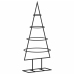 Árbol de Navidad para decoración metal negro 60 cm