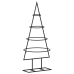 Árbol de Navidad para decoración metal negro 60 cm