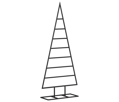 Árbol de Navidad para decoración metal negro 125 cm