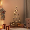 Árbol de Navidad para decoración metal negro 125 cm