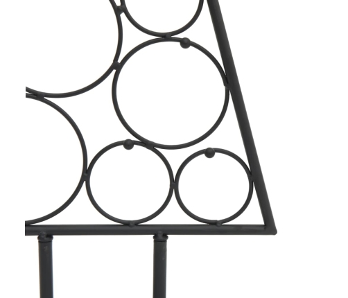 Árbol de Navidad para decoración metal negro 60 cm