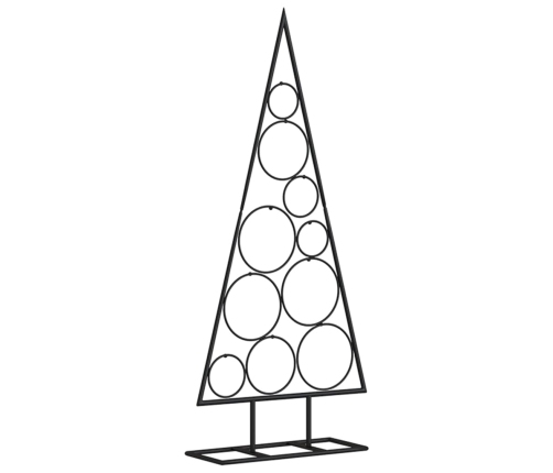 Árbol de Navidad para decoración metal negro 90 cm