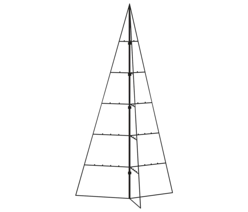 Árbol de Navidad para decoración metal negro 100 cm