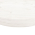 Tablero de mesa redondo madera maciza de pino blanco Ø30x3 cm