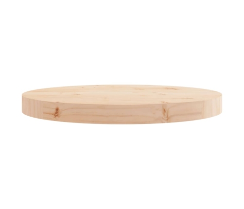Tablero de mesa redondo madera maciza de pino Ø40x3 cm