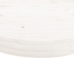 Tablero de mesa redondo madera maciza de pino blanco Ø40x3 cm