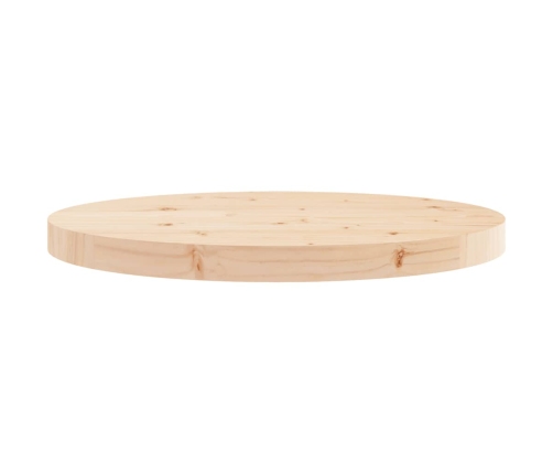 Tablero de mesa redondo madera maciza de pino Ø50x3 cm