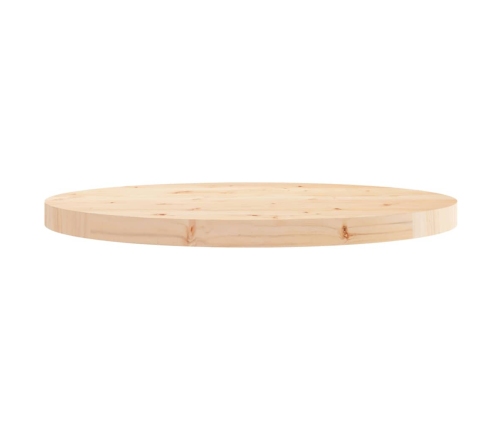 Tablero de mesa redondo madera maciza de pino Ø60x3 cm