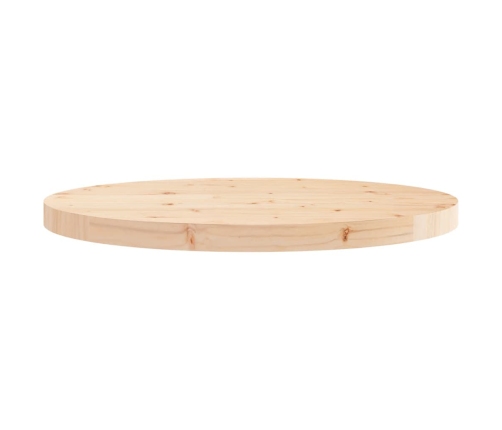 Tablero de mesa redondo madera maciza de pino Ø60x3 cm