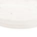 Tablero de mesa redondo madera maciza de pino blanco Ø70x3 cm