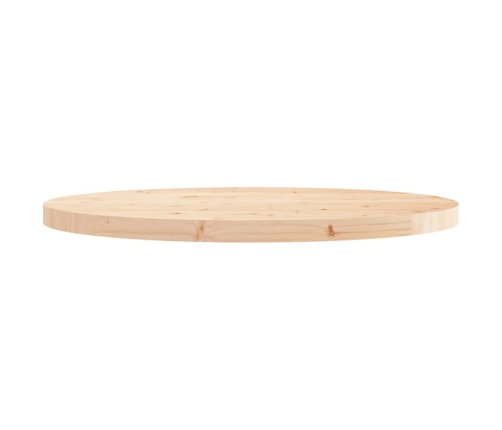 Tablero de mesa redondo madera maciza de pino Ø80x3 cm