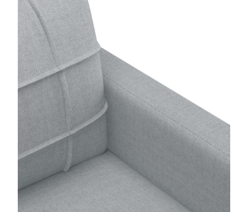 Sillón de tela gris claro 60 cm