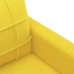 Sillón de tela amarillo claro 60 cm