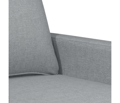 vidaXL Sillón de tela gris claro 60 cm