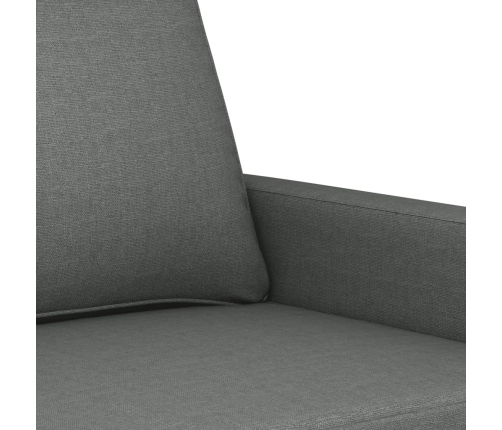 Sillón de tela gris oscuro 60 cm