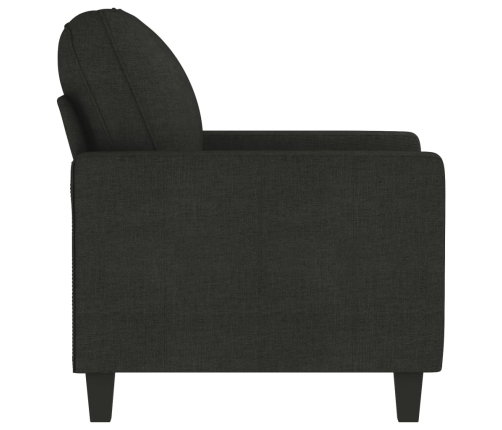 Sillón de tela negro 60 cm